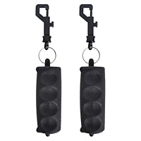 2 Stück Bogenschießen Pfeilzieher, Gummi Pfeil Puller, Pfeil Ziel Remover, Bogenschießen Puller, mit Gürtelclip Bogen Zubehör für Einfaches Pfeilziehen und Handschutz für das Bogenschießen (Schwarz)