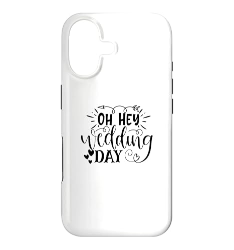 Oh Hey Wedding Day Cute Heart Love Bride ���p �X�}�z�P�[�X iPhone 17 �p