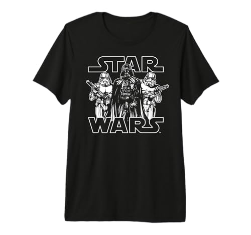 T-shirt Star Wars Darth Vader et Stormtroopers pour les fans de la saga