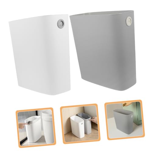 Canecas de basura rectangulares Happyyami 2 piezas miniatura 3