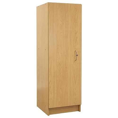 Tot Mate Single-Door Tall Cabinet - Ready-to-Assemble | Maple/Maple