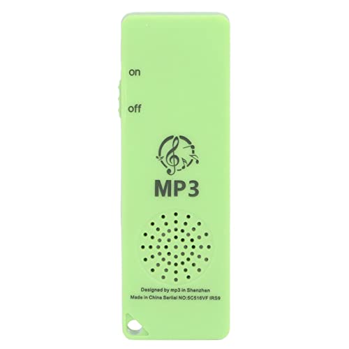 Dioche Reproductor de MP3 No Reproductor de MP3 Portátil Sonido de Alta Fidelidad, Admite Tarjeta de Memoria de 64 GB, Mini de Audio Multifuncional Adecuado para Estudiantes y Amantes