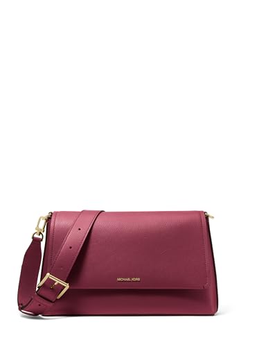 Michael Kors Mensageiro grande Nessa, Ferragens douradas/amoreira, One Size