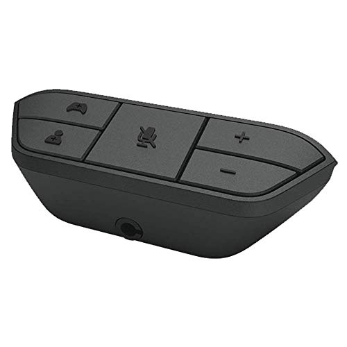 Stereo Headset Adapter, Audio Mic Headphone Converter for Xbox One Controller (Black)