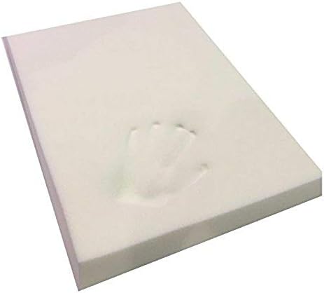 MUSA MUSA High Density Upholstery Foam Sheet Cut to Any Size Replacement Sofa Cushion Size seat pad Seating Dinning Seat Stool Chair Foam Seat Padding (Memory Foam, 10" X 10" X 1"IN)