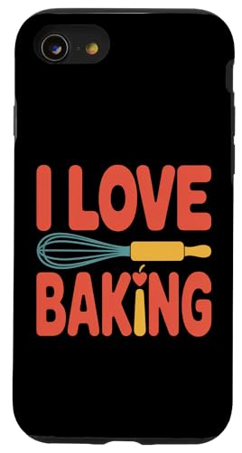I Love BakingAĊ ˖_ L[gȃfUC X}zP[X iPhone SE (2020) / 7 / 8 p