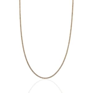 CRAFTD – Rose Gold Curb Link Chain – Durable 18K Rose Gold & 316L Stainless Steel – Waterproof, Heat & Sweat Resistant – Gifts for Men – Men’s Jewelry