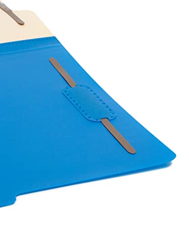 Smead Poly Classification Folder, 2 Dividers, 2" Expansion, 2/5-Cut Tab, Letter Size, Blue, 10 Per Box (14045) #TOP6