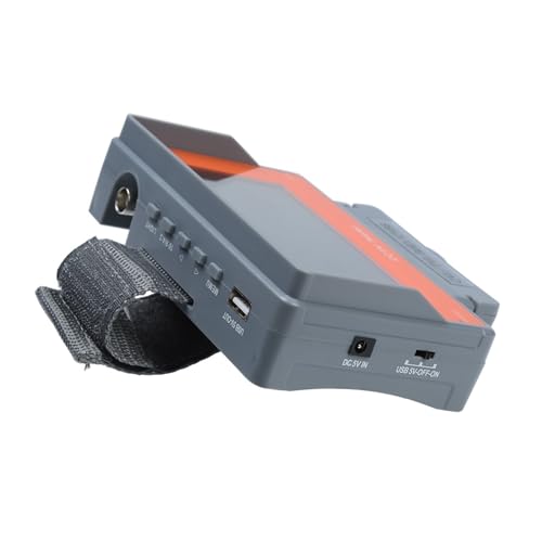Probador CCTV de 5MP AHD para ajustar cámaras sin cables con batería de 4000mA 5