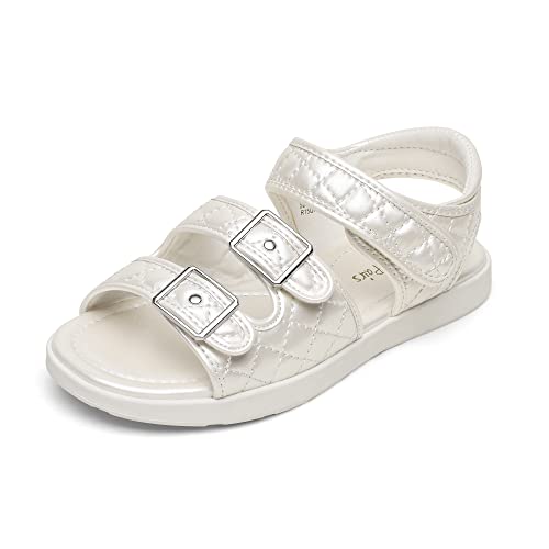 Image of DREAM PAIRS Girls Sandals Open Toe Summer Shoes with Adjustable Strap Buckle Toddler /Little Kid