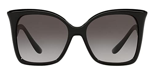 Dolce & Gabbana Women's Round Fashion Sunglasses, Black/Light Grey Gradient Black, One Size2