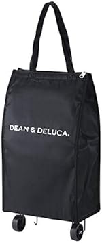Amazon Co Jp ディーン デルーカ ショッピングカート エコバッグ キャリーバッグ 折りたたみ ブラッククーラーバッグ カート付き 保温 保冷バッグ Dean Deluca ディーンアンドデルーカ レディース おしゃれ かわいい 軽量 大容量 ギフト プレゼント シューズ バッグ