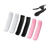 3 Pair Bicycle Brake Lever Grip Protector Cover, Silicone Non-Slip Brake Lever Grip,...