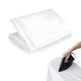 VVQWCY Bügelvlies 100 X 200 cm, Vlieseline Zum Aufbügeln, Bügelvlies Zum Verstärken für Quilten Basteln Schneidern Weiße