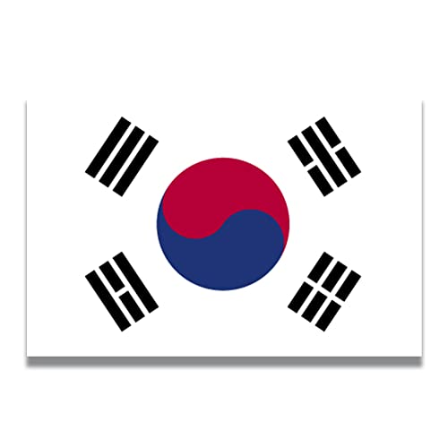Magnet Me Up South Korean Flag Car Magnet Decal, 4x6 Inches, Heavy Duty Automotive Magnet for Car, Truck SUV