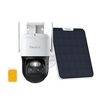 REOLINK Dual Lens Cellular 4K Security Camera, 4G LTE Auto Tracking No WiFi Solar Powered Outdoor Cam, 6X Hybrid Zoom, 8MP Color Night Vision, Motion Detection, Playback, TrackMix LTE+Solar Panel