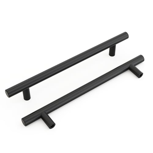 Tiradores de 192 mm negros goldenwarm para transformar tus armarios de ropa y de cocina 2