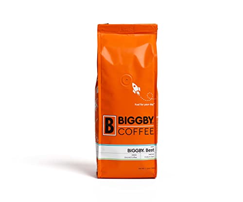 BIGGBY® Best Ground Coffee, 100% Farm-Direct, 12oz Bag, Medium Roast