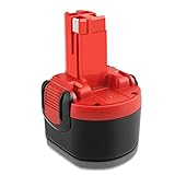 ADVNOVO 3000mAh NI-Mh 9.6V BAT048 Ersatzakku für 9.6V Akku BAT0408 BAT049 BAT100 BAT119 BH984 BPT1041 2607335260 2607335272 für 9.6V Werkzeuge PSR 960 32609-RT GSR 9.6-2