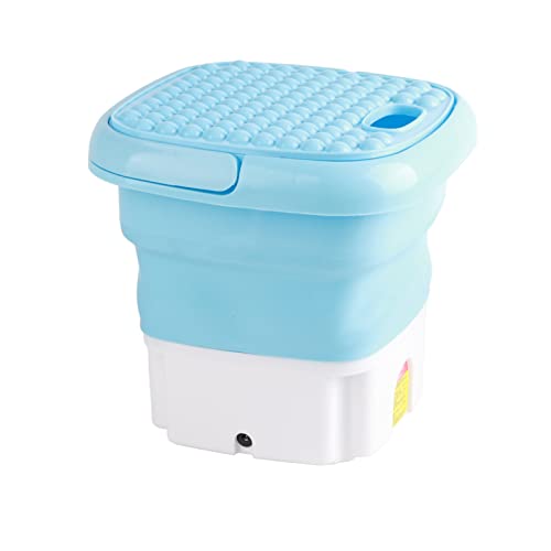 Máquina de lavar portátil, mini máquina de lavar dobrável, pequena máquina de lavar portátil para se