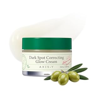 AXIS-Y Dark Spot Correcting Glow Cream – Brightening & Hydrating Moisturizer Face Cream with 2% Alpha-Arbutin, 5% Niacinamide & Ceramide – Vegan Korean Skin Care for All Skin Types – 1.69 fl. oz.