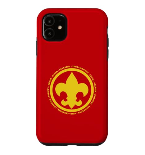 Scouting Fleur De Lis & Scout Law BSA Cub Scouts Logo �X�}�z�P�[�X iPhone 11 �p