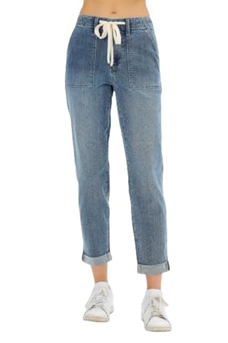 Judy Blue Women's High Waist Pull On Jogger Jeans 88496