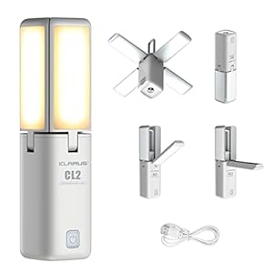 Klarus CL2 Multifunktional Campinglampe, 10400 mAh wiederaufladbare Deform Camping Licht, 750 Lumen Camping Laterne mit…