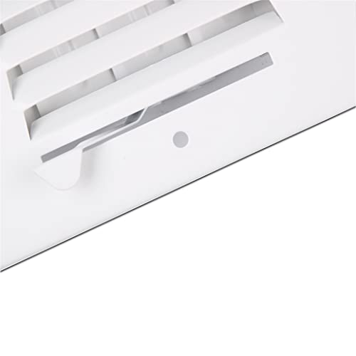 Rejilla de ventilación con láminas rectas, cubierta de ventilación para registro de suministro, acero para techo y pared lateral miniatura 2