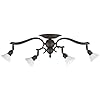 Canarmit217a04orb10addison4lightdroppedtracklightingwithflatopalglassshadesoilrubbedbronze  Urban Country Home Decor Canarm it217a04orb10 addison 4 light dropped track lighting with flat opal glass shades oil rubbed bronze  urban country home decor