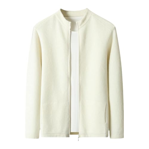 Suéter de punto de cachemira para hombre jersey grueso casual informal invierno