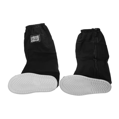 1 par de fundas impermeables para zapatos contra la lluvia, unisex, gruesas y duraderas, antideslizantes, para motocicleta y bicicleta, talla S miniatura 1