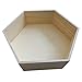 Youdoit Scaffale esagonale in legno 39 x 34 x 10 cm
