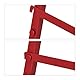 Relaxdays Klappbock, 2er Set, HBT: 75 x 78 x 40 cm, bis 100 kg belastbar, klappbare Arbeitsböcke, Werkstatt, Stahl, rot