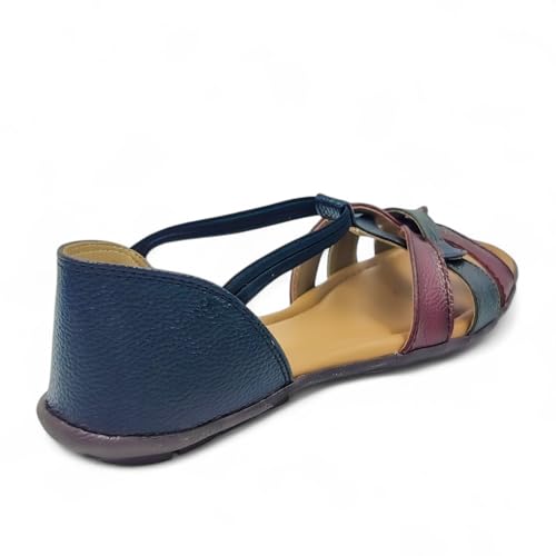 Image of Woman's Flat Comfortable Sandal | Doctor Insole Soft & Comfortable | Best For All Seasons | True Anti-Skid TPR Sole | Fashionable & Trendy (W-14)