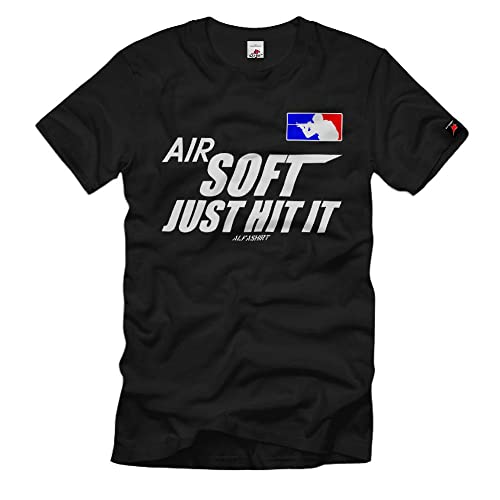 T-shirt Airsoft Just Hit It noir S : fini la transpiration excessive en pleine action