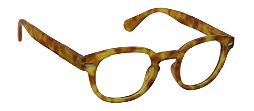 Peepers by PeeperSpecs unisex adult Headliner - No Correction Reading Glasses, Honey Tortoise, 46.2 mm US