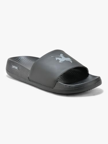 Image of Cantabil Casual Sliders for Men l Lightweight & Comfortable with Cushioned Insole EVA Upper EVA Sole Slip on Closure (P MSLP00033)