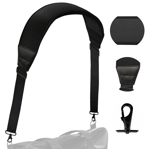 Padded Shoulder Straps for Bag, Adjustable Neoprene Thick Soft Bag Strap Crossbody for Briefcase Laptop Duffle Gym Bag Purses Luggage, Reduce Shoulder Pressure