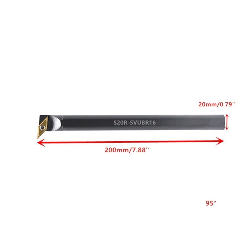 1pc S25S-SVUBR16,S25S-SVUBL16,S32T-SVUBR16,S32T-SVUBL16 CNC Lathe Internal Turning Tool Holder Boring Bar for VBMT160408(no Insert)(S20R-SVUBL16)