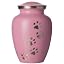 Ardent Pink, Vertical Pewter Paws
