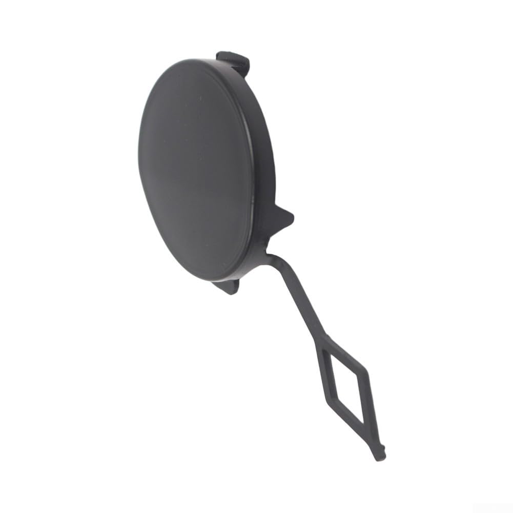 Zoegneer Cache de crochet de remorquage arrière pour 208 2012-2019 - Insert de pare-chocs en plastique noir de rechange OEM 1607255580 PG3261286 - Installation encliquetable