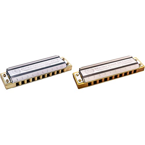 Hohner Marine Band Crossover 20 en Tonalité C & Harmonica HOHNER Marine Band Deluxe 200520 C en Tonalité DO - Les Beatles, Paul McCartney, John Lennon, RIngo Starr, George Harrison Hohner Marine Band Crossover 20 en Tonalité C & Harmonica HOHNER Marine Band Deluxe 200520 C en Tonalité DO