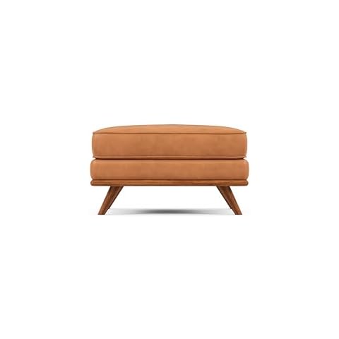 Valencia Artisan Ottoman Italian Nappa 11000 Top Grain Leather, Perfect Balance of Support and Comfort, Clean Lines, Sleek Finishes, and Thoughtfully Curated Details Cover