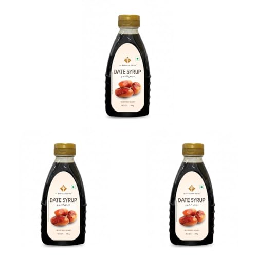 Image of Al Barakah Date Syrup 400g | Natural Sweetener for Desserts, Pancakes & Baking | No Added Sugar | Healthy & Delicious (Pack of 3)