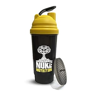 Nuke Nutrition Protein Gym Bottle Shaker 700ml Premium Quality – Dishwasher Safe, Easy to Clean