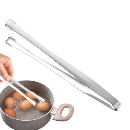 Eierhagelzange, 15 cm langes Werkzeug zur Entfernung des Eierbändchens, Eierschalenfragmententferner mit gezahntem Design, Eisklammer aus Edelstahl für Konditoren und Bäcker