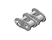 Senqcia Hi-Max 60-2HMOL Offset Link, ASME/ANSI Standard Roller Chain, Double Strand, 1.44" Length, 3/4" Pitch (Pack of 5)