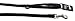 Nobby Leine Classic, schwarz L: 120 cm, B: 10 mm, 1 Stück
