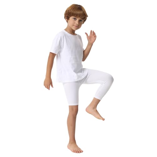 OEBLD Single Leg 3/4 Compression Tights, Unisex Sports Compression Pants, Basketball Leg Sleeves3